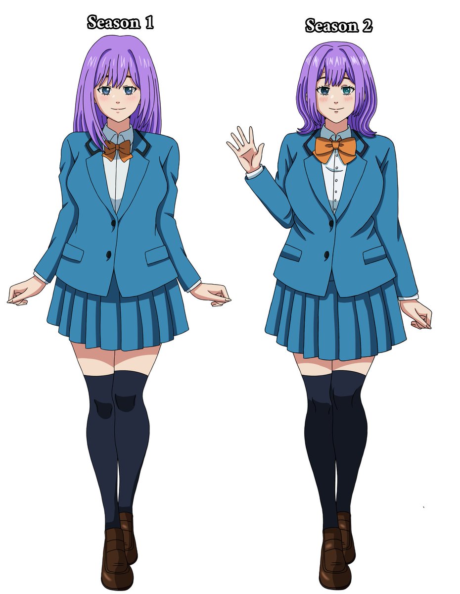 safi_omota's tweet photo. // ocposting: 🌷

For season 2, I gave my old OC in Boukyaku Battery the chance to revamp her design. Although her leg design hasn't changed at all ✨

Note: She is 17 years old in 2nd grade, so just relax.

#safioc #ocposting #originalcharacter #小舟通由未 #ocsbase #忘バOC https://t.co/qALHG37rxd