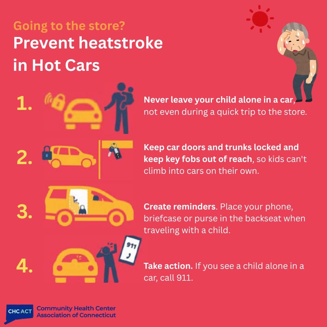 Wheeler Health (@wheelerhealth) on Twitter photo Hot weather=hot vehicles. Here are some tips to keep you, your family, and your pets safe. Thank you, <a href="/CTHealthCenters/">CHCACT - Community Health Center Association of CT</a>. Hot weather=hot vehicles. Here are some tips to keep you, your family, and your pets safe. Thank you, <a href="/CTHealthCenters/">CHCACT - Community Health Center Association of CT</a>.