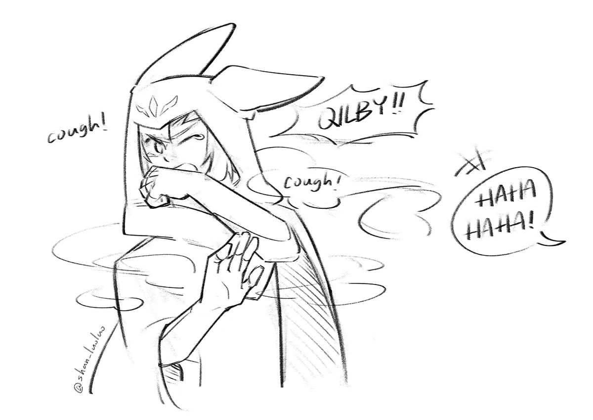 shan_luoluo's tweet image. Smoking doodle again
I really love this 🥺
and Yugo coughing from the smoke 🥹💞
#wakfu #wakfuqilby #wakfuyugo