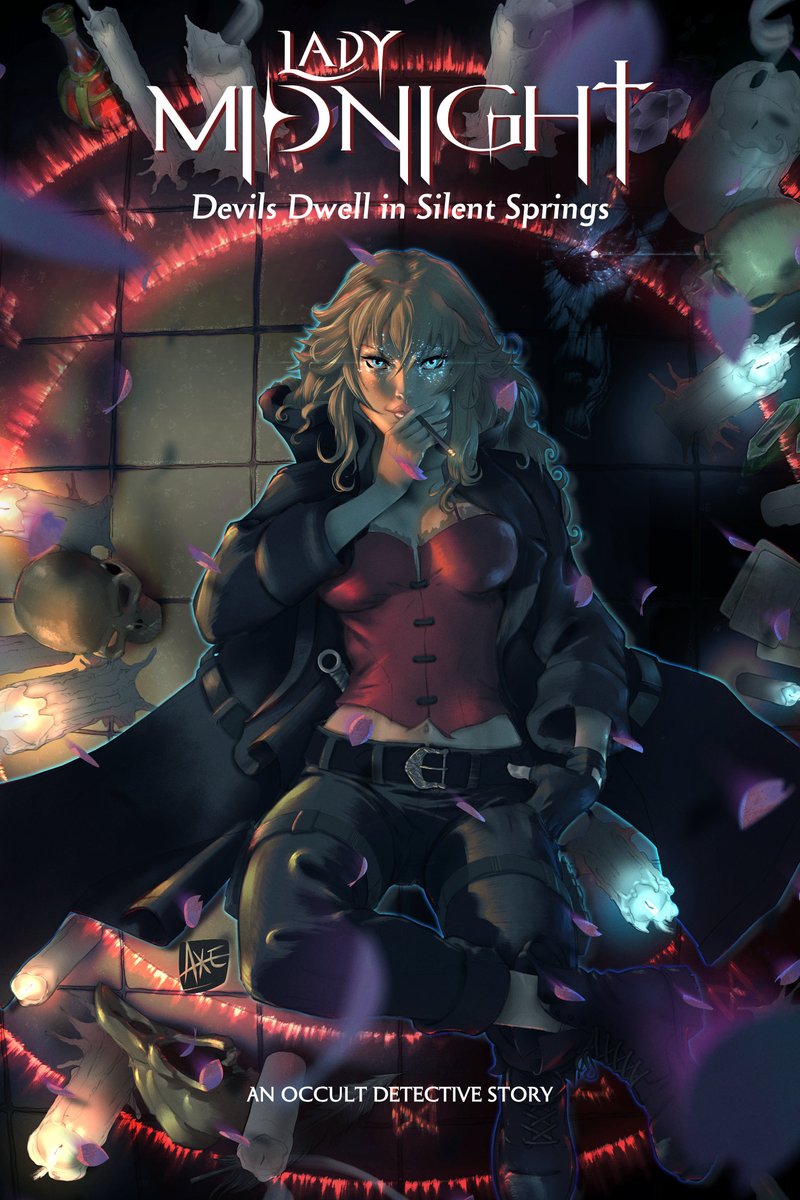 nik_axe's tweet image. Cover of LADY MIDNIGHT #1
Creator/Writer: @literaturedevil 🖋️
Artist: @nik_axe 🎨
Letters: @eric_weathers 💬
Please LIKE and REPOST - it helps tremendously. 🙂