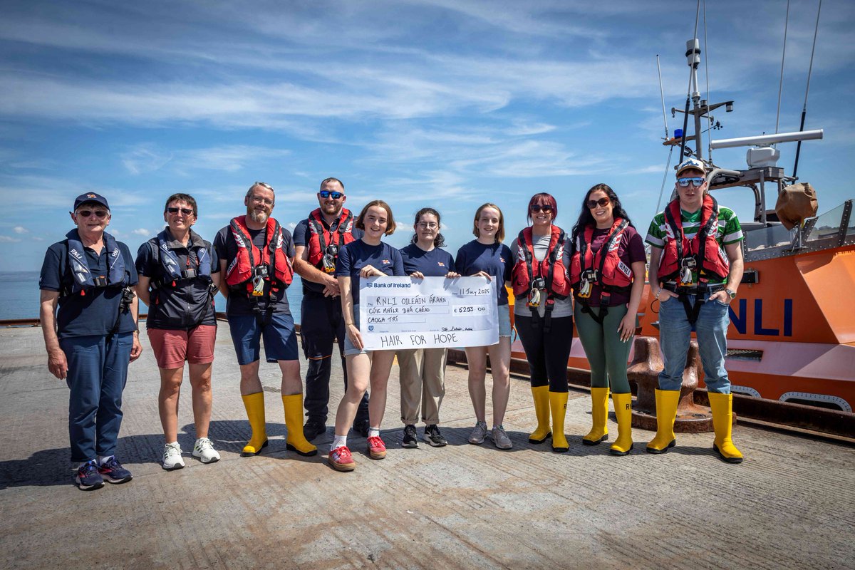 The Aran Islands lifeboat carried out a medical evacuation from Inis Oírr yesterday afternoon (11 July)

The crew had been visiting the neighbouring island of Inis Oírr to meet with Aoibhe, Síle, and Éadaoin who had raised €5,253.00 for the Aran Islands RNLI.