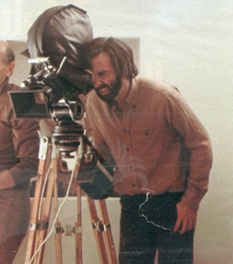 HanekeFilm's tweet image. A young Michael Haneke in 1979 (Behind the scenes of Lemmings)