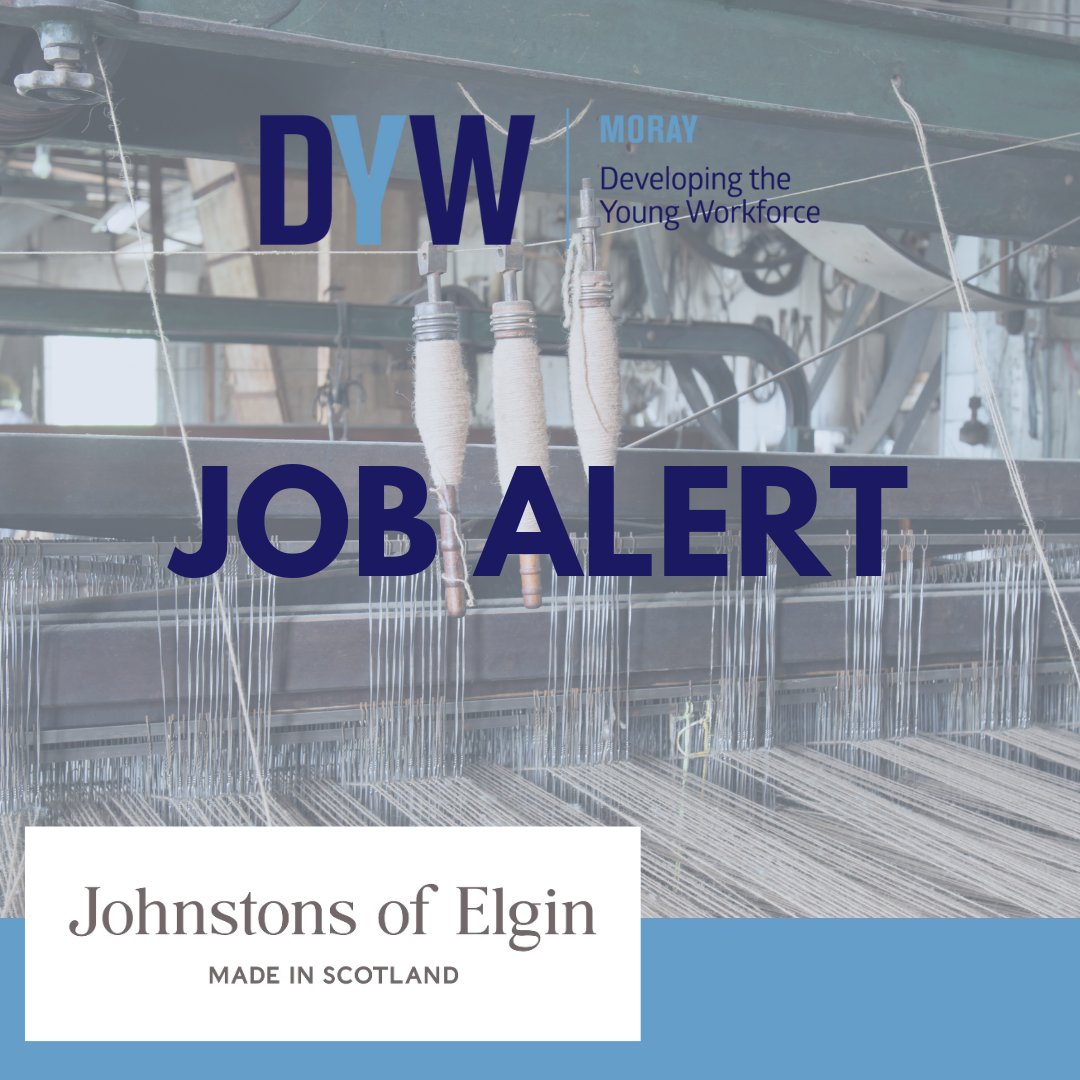 DYWMoray's tweet image. ✨ JOB OPPORTUNITIES✨
Johnstons of Elgin are looking to recruit the following to join the team in Elgin...
🤩 Trimming Operative
🤩 Dyehouse Operative
To apply for these opportunities - dywmoray.co.uk/jobs/