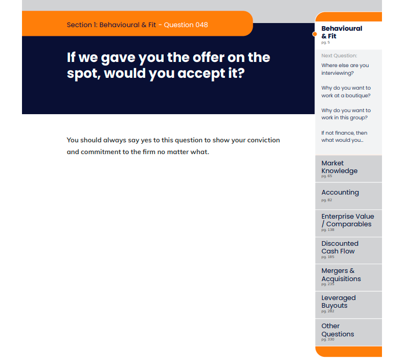 fininterview's tweet photo. If we gave you the offer on the spot, would you accept it?
#investmentbanking #privateequity #corporatedevelopment #fps #financialmodeling #financialmodelling #interviewcoaching #interviewcoach https://t.co/1xqJOixcwb