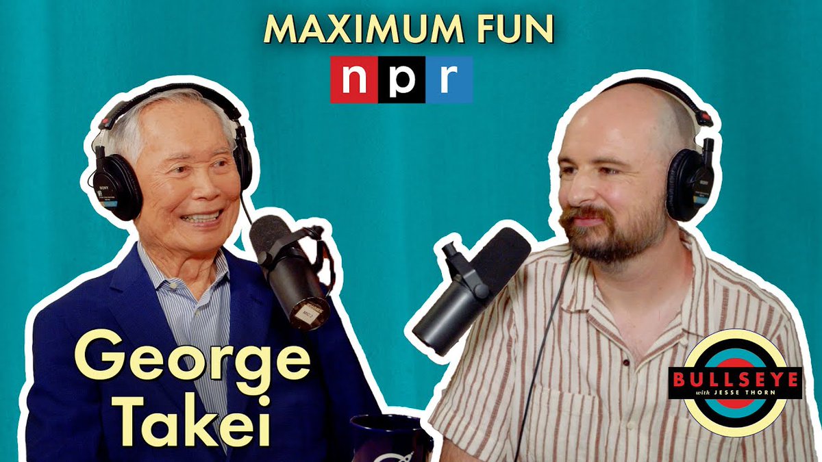 Top Shelf Productions (@topshelfcomix) on Twitter photo Don't miss #GeorgeTakei's emotional new conversation on "<a href="/Bullseye/">Bullseye</a> with <a href="/JesseThorn/">Jesse Thorn 🤷‍♂️ (he/him)</a>" — about his new graphic memoir IT RHYMES WITH TAKEI, his years in the closet, the AIDS crisis, and today's injustices.
Watch or listen on NPR: npr.org/2025/07/08/125…
#ItRhymesWithTakei #IRWT Don't miss #GeorgeTakei's emotional new conversation on "<a href="/Bullseye/">Bullseye</a> with <a href="/JesseThorn/">Jesse Thorn 🤷‍♂️ (he/him)</a>" — about his new graphic memoir IT RHYMES WITH TAKEI, his years in the closet, the AIDS crisis, and today's injustices.
Watch or listen on NPR: npr.org/2025/07/08/125…
#ItRhymesWithTakei #IRWT