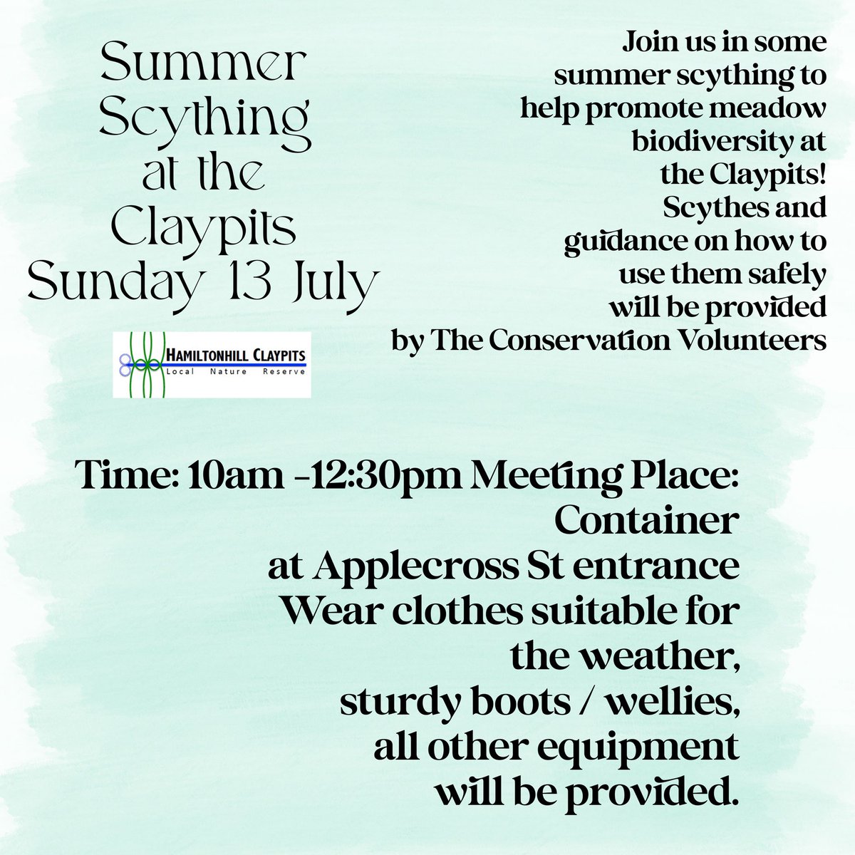 Tomorrow Sunday 13th July