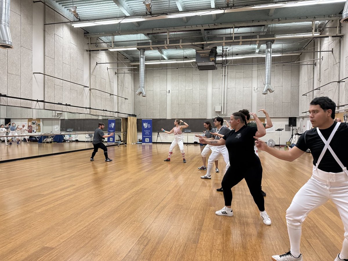 Group footwork warmup