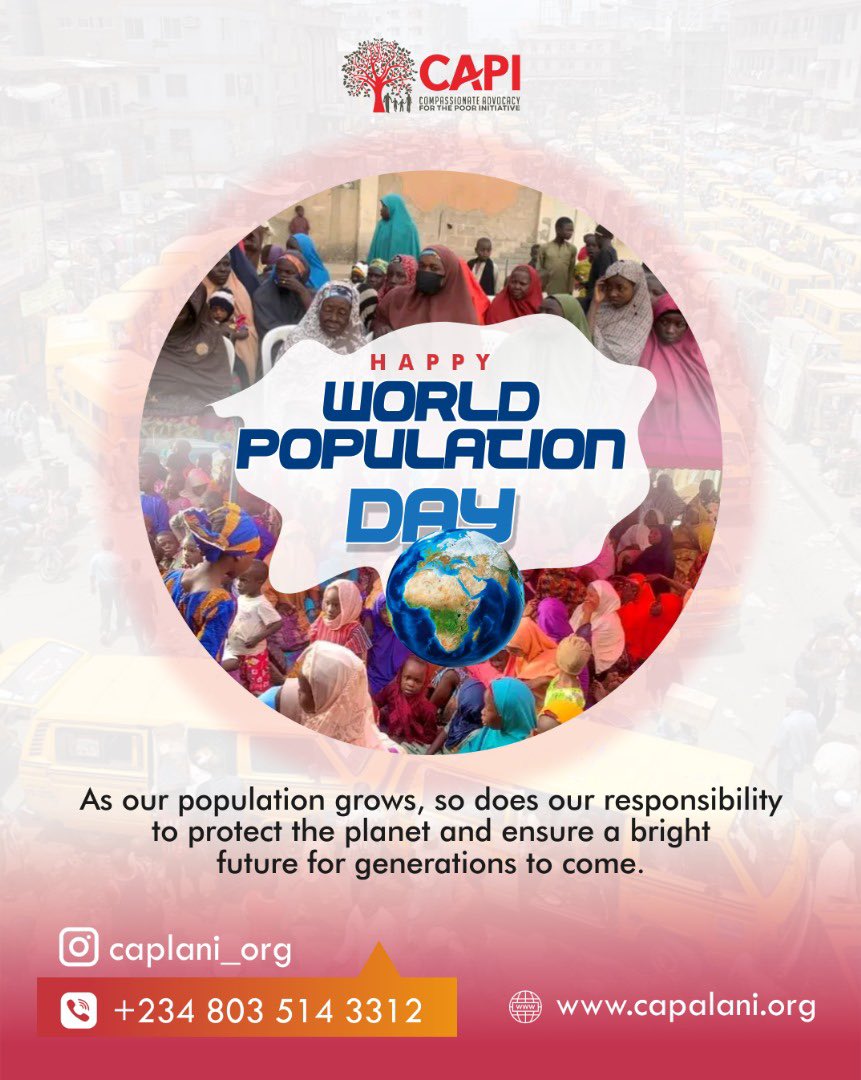 ActionCapi's tweet image. #CAPI #WorldPopulationDay