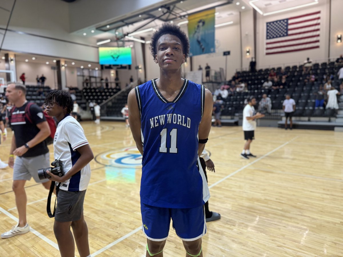 Aaron Proia (@pr0ia) on Twitter photo Standout performances from <a href="/NewWorldAAU/">New World AAU</a> 17u <a href="/NeikoMundey/">Neiko mundey</a> and <a href="/BeySiaca/">Frank Siaca Bey</a> in a win over Atlanta Celtics to advance to the Final 4
Mundey 31p 4r 2a 1s (8/13 FG)
-Got to the rim, hit perimeter shots, had the midrange elbow pull-up working, and earned several trips to the line Standout performances from <a href="/NewWorldAAU/">New World AAU</a> 17u <a href="/NeikoMundey/">Neiko mundey</a> and <a href="/BeySiaca/">Frank Siaca Bey</a> in a win over Atlanta Celtics to advance to the Final 4
Mundey 31p 4r 2a 1s (8/13 FG)
-Got to the rim, hit perimeter shots, had the midrange elbow pull-up working, and earned several trips to the line