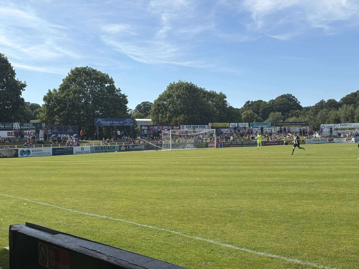Some of the 456 Raith Rovers fans at Elgin City today

<a href="/RaithRovers/">Raith Rovers Football Club</a>