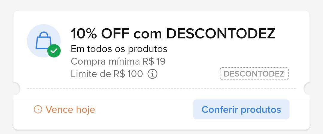 NOVO CUPOM MERCADO LIVRE VALENDO DEMAIS

-valendo no site todo

10% OFF, máximo de R$ 100 OFF: DESCONTODEZ📌

link: mercadolivre.com/sec/2RX4g6N