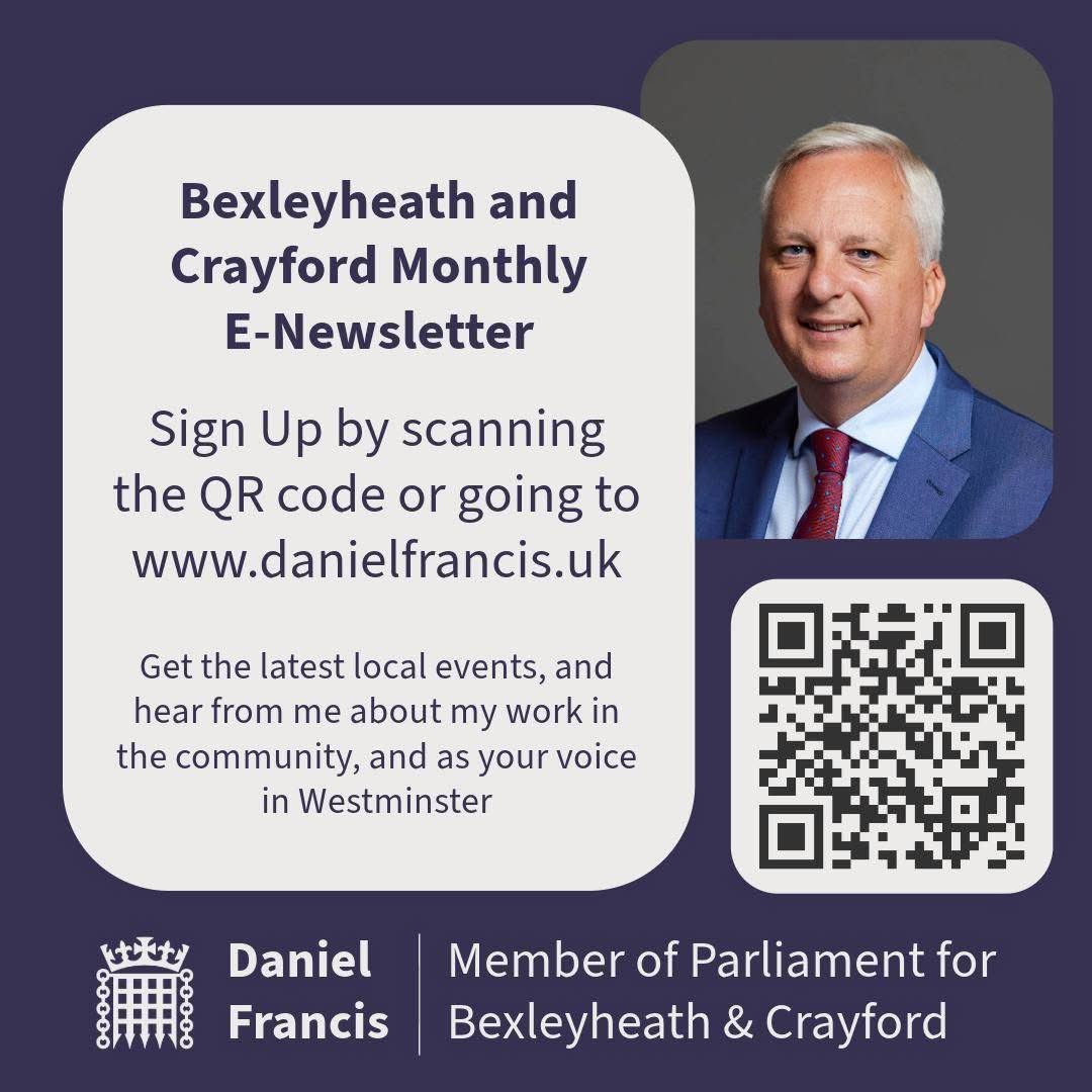 Sign up to <a href="/danfrancis02/">Daniel Francis MP</a> monthly newsletter here &gt;&gt;&gt;&gt;