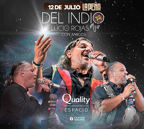 Info Espectaculos (@infespectcbaok) on Twitter photo Hoy 21:00 hs La Peña del <a href="/IndioLucioRojas/">Indio Lucio Rojas</a> en <a href="/qualityespacio/">Quality Espacio</a>
🎫 Venta de entradas en ticketek.com.ar
#Córdoba
#Argentina Hoy 21:00 hs La Peña del <a href="/IndioLucioRojas/">Indio Lucio Rojas</a> en <a href="/qualityespacio/">Quality Espacio</a>
🎫 Venta de entradas en ticketek.com.ar
#Córdoba
#Argentina