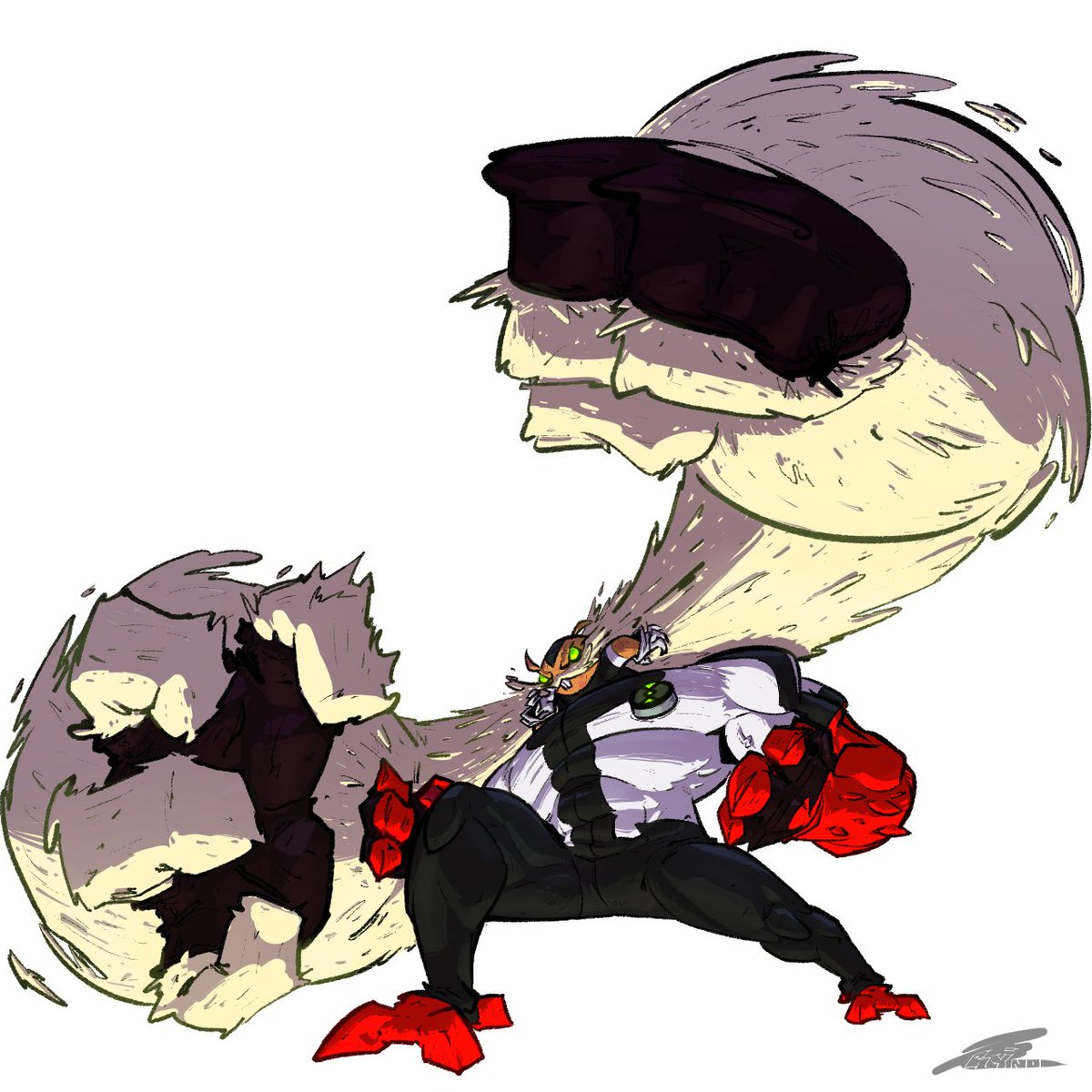 Ryn0e's tweet photo. Fourarms + Molestatch = Furrarms
.
.
#Ben10 #ben10fanart https://t.co/k3WDQ2ilx7