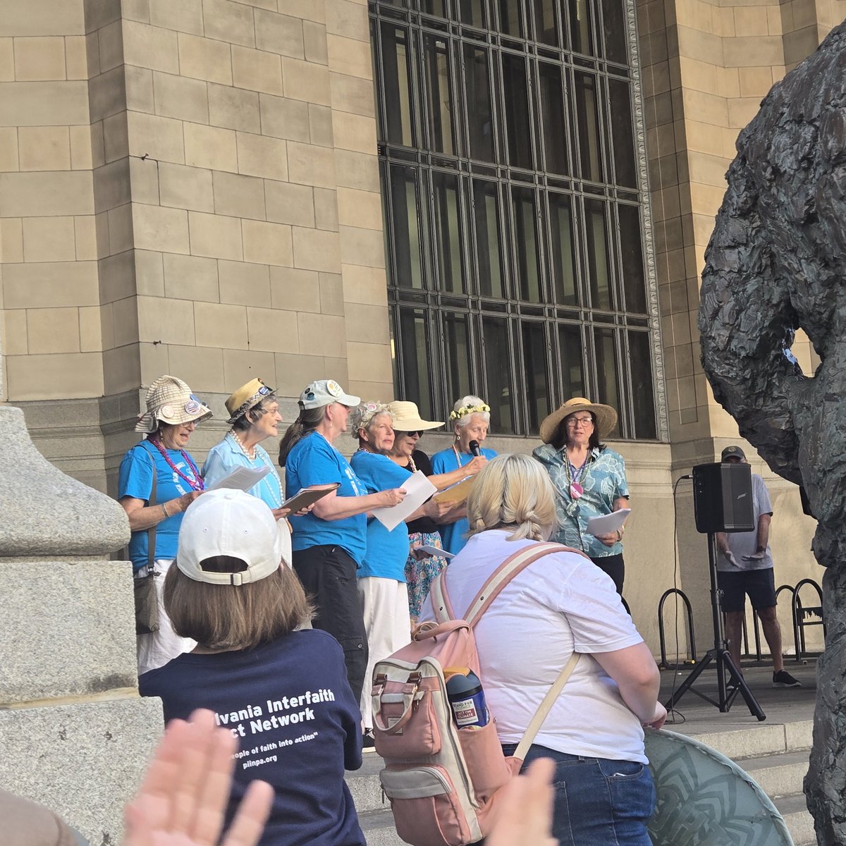 roseforacc's tweet image. I was proud to stand up for our environment at Pittsburgh's Environmental Action Day! We need clean air to breathe and clean water to drink. My commitment to that goal is rock solid.
Also, a big shoutout to the "Raging Grannies" for standing up for the next generation.