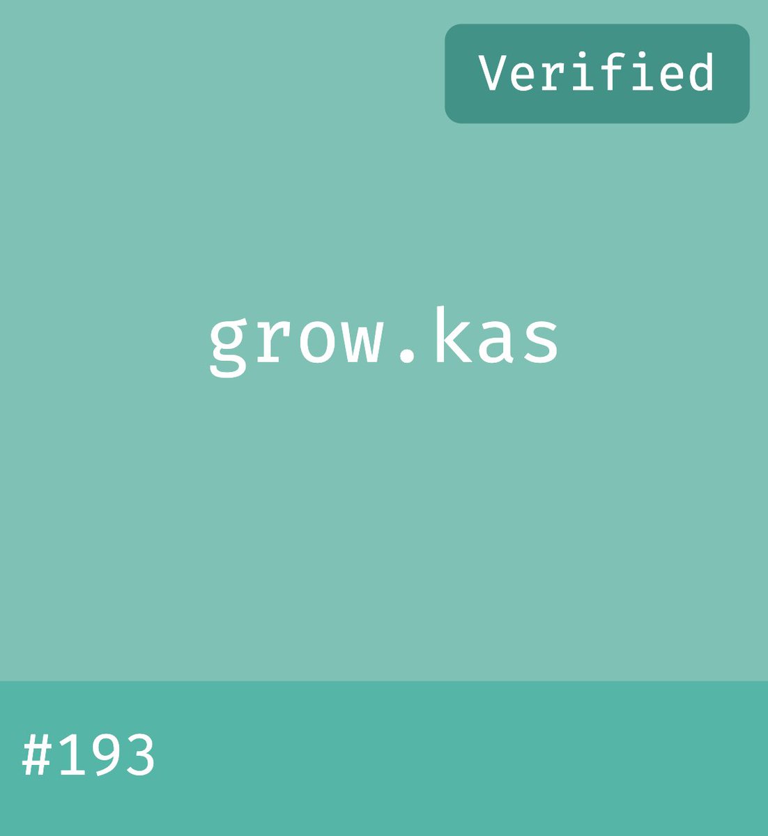 knsdomain's tweet image. Builders are building.
The ecosystem keeps growing.
.kas is ready.