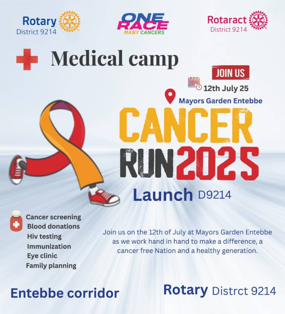 RcEntebbeBase1's tweet image. Today, we joined the Rotarians, Rotaractors, and Friends of Rotary 💙💛 @rotaryd9214 to Launch of the @UgRotaryCancerP and a Free Medical Camp happening at Mayor’s Garden, Entebbe.
A wide range of services were offered, including:
✅ Cancer Screening
✅ Blood Donation
✅ HIV…