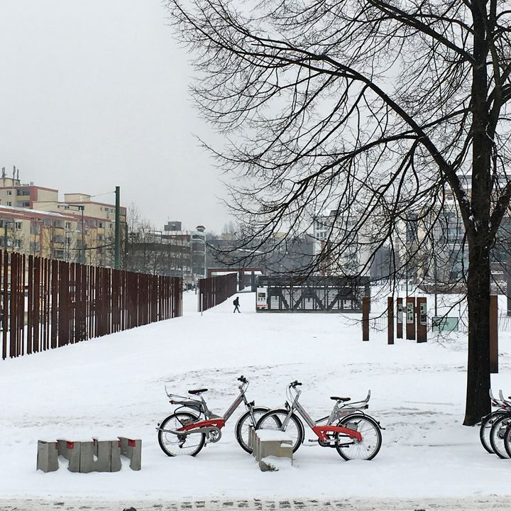 Art of the Day: "Berlin Wall Memorial in Winter". Buy at: ArtPal.com/Altiora?i=1425…
