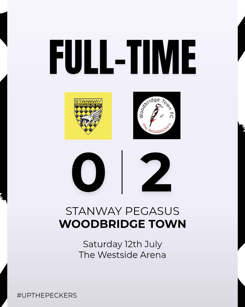 WTFC (@woodbridgetown) on Twitter photo We start with a victory!๐ฅ
Useful minutes in the tank today as the peckers claimed a 2-0 victory away at Stanway Pegasus in our opening pre-season fixture!
Thanks to <a href="/StanwayPegasus/">Stanway Pegasus FC</a> for hosting and good luck for the season๐
UP THE PECKERS!๐ค๐ค
#WTFC | #NonLeague We start with a victory!๐ฅ
Useful minutes in the tank today as the peckers claimed a 2-0 victory away at Stanway Pegasus in our opening pre-season fixture!
Thanks to <a href="/StanwayPegasus/">Stanway Pegasus FC</a> for hosting and good luck for the season๐
UP THE PECKERS!๐ค๐ค
#WTFC | #NonLeague