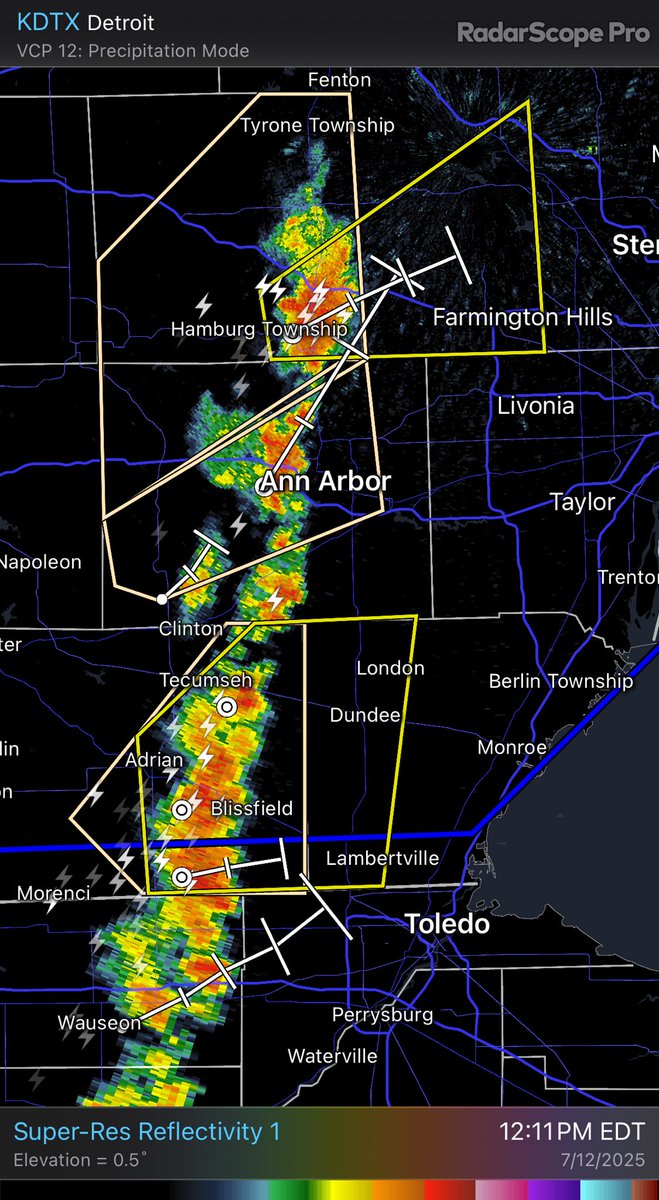 Storms are coming - hail and gusty winds. If you’re outside, bring it in and let them pass. Moving west to east.