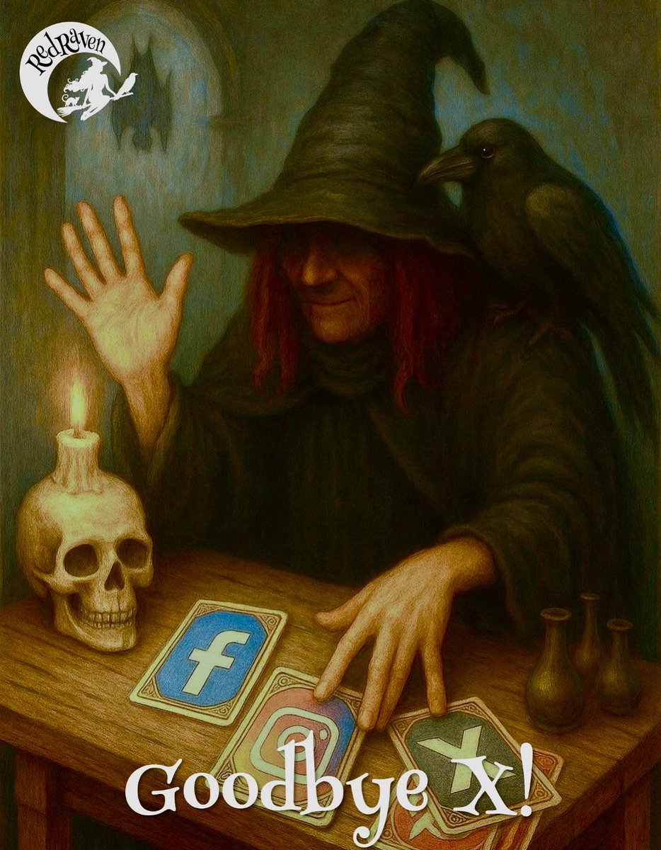 redravenbazaar's tweet image. The cards have spoken 🃏 X just isn’t our kind of magic.
We’re closing that channel — but our coven stays strong on @redravenbazarre Instagram &amp;amp; Facebook! A third portal opens soon… 

🔮 Can you guess where we’ll appear next?

#vintedfinds #prelovedstyle #secondhandscore