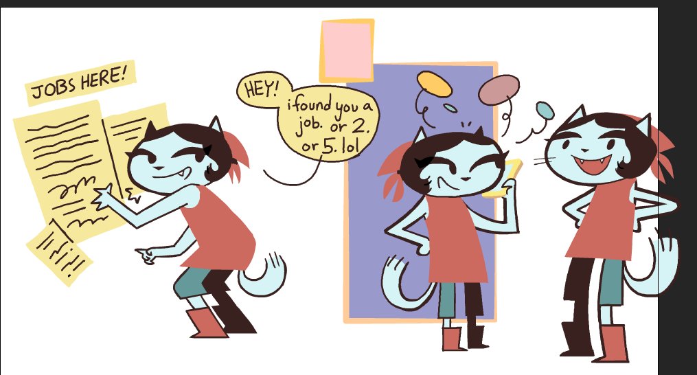 character i designed for an art test. i didnt get the job because they told me i didn't have enough followers