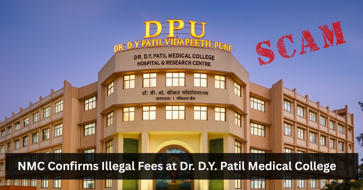 NMC Confirms Illegal Fees at Dr. D.Y. Patil Medical College

Read more: 

sproutsnews.com/dy-patil-medic…

#DYPatilScam  
#GrantMisuse  
#RTIViolations  
#UGCProbe  
#TransparencyMatters  
#EducationScam  
#StudentRights  
#StopCapitation

<a href="/maha_governor/">Governor of Maharashtra</a> 
<a href="/dypatilunikop/">DY Patil Deemed University Kolhapur</a> <a href="/dypis_pune/">DYPatil_International_School_Pune</a>