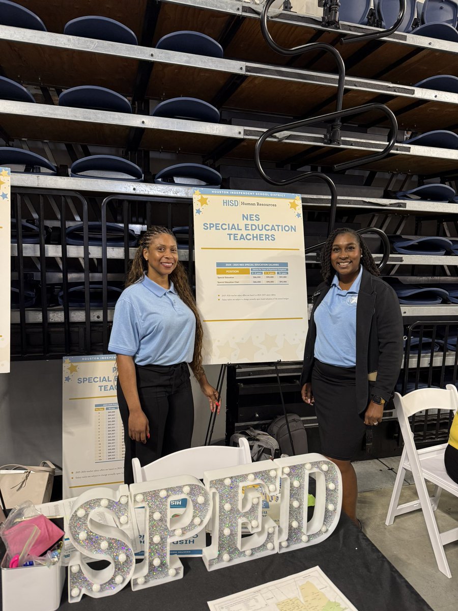 slvenson's tweet photo. 📢 Houston ISD is hiring! Join our team of changemakers in Special Education. We’re looking for passionate teachers &amp; teacher assistants who are ready to make a difference. Visit our job fair and help shape brighter futures! 💙 #HISDJobs #SpecialEducation #HoustonISD #EdChat https://t.co/zFWyoMIuP0