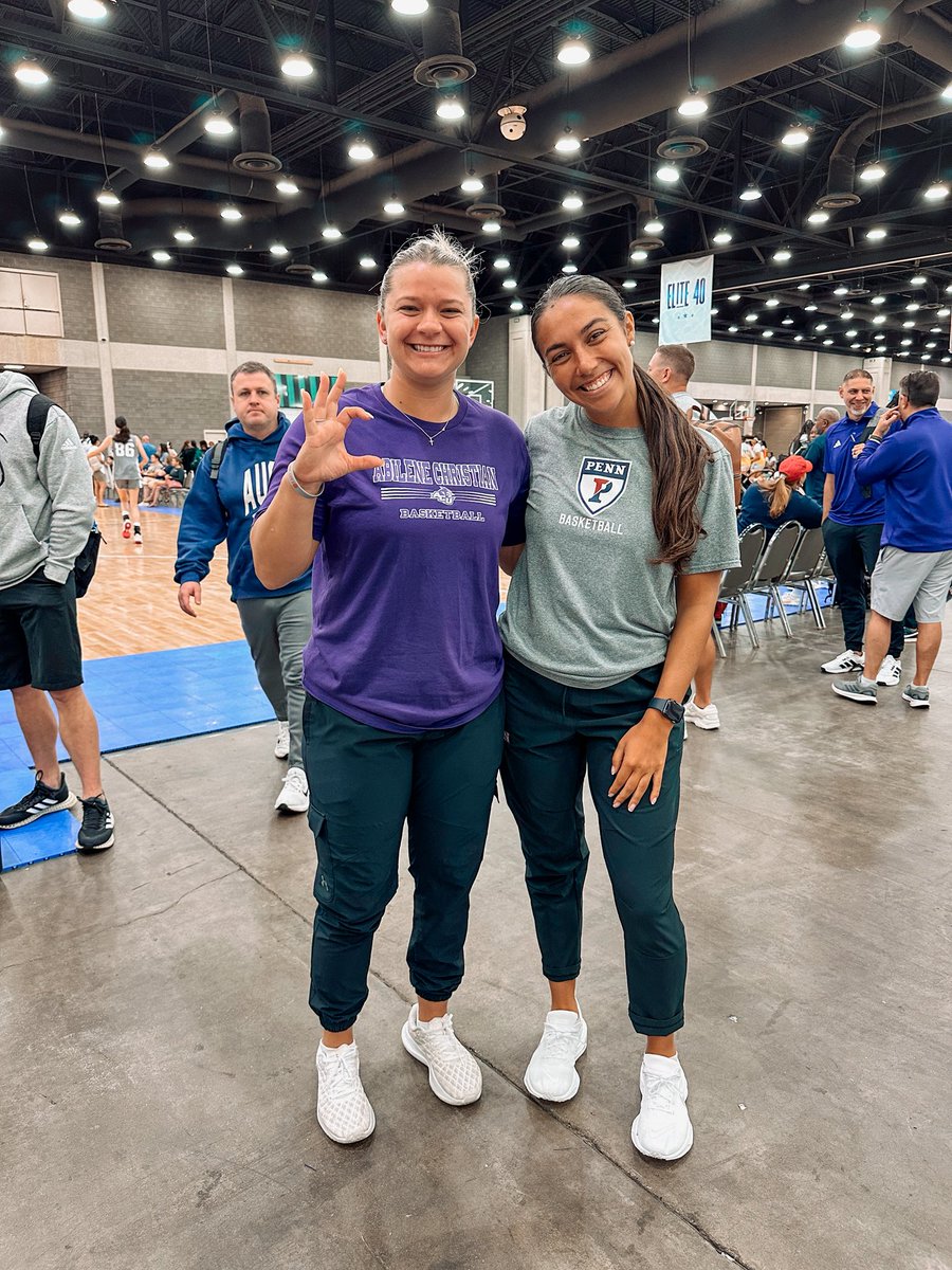 Tatum Veitenheimer (@coachtv_acu) on Twitter photo So good catching up with my former <a href="/WBCA1981/">Women’s Basketball Coaches Association</a> ‘So You Wanna Be A Coach’ classmate on the recruiting trail! Super happy for you <a href="/WeiseRyan/">Ryan Weise</a>! <a href="/PennWBB/">Penn Women's Basketball</a> got a good one! ⭐️ So good catching up with my former <a href="/WBCA1981/">Women’s Basketball Coaches Association</a> ‘So You Wanna Be A Coach’ classmate on the recruiting trail! Super happy for you <a href="/WeiseRyan/">Ryan Weise</a>! <a href="/PennWBB/">Penn Women's Basketball</a> got a good one! ⭐️