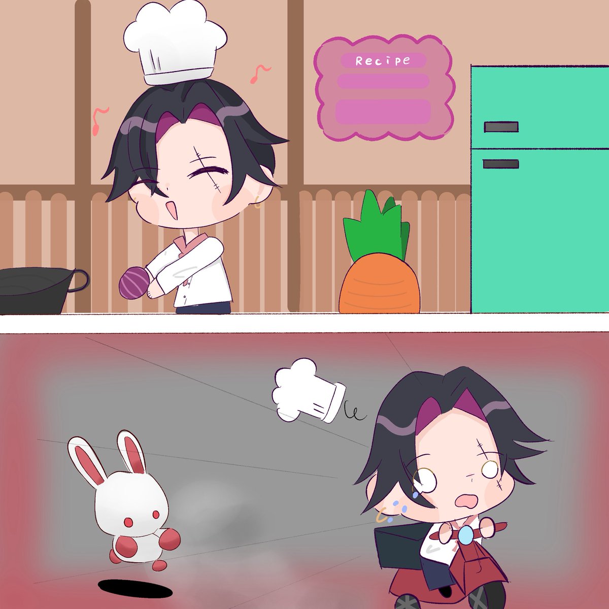 m_yu44's tweet image. 🎶→💨！！

#zalillust
