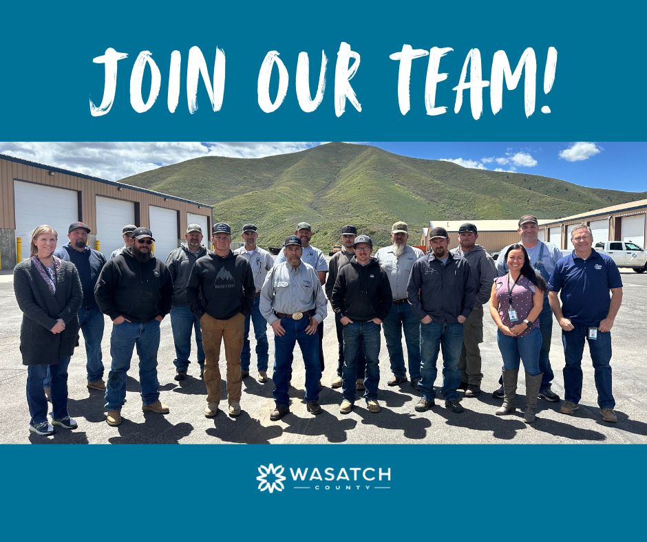 WasatchCounty's tweet image. Join our team as a Public Works Equipment Operator!
🚜 Operate highly specialized equipment relating to construction, maintenance, repair, & emergency operations of county roads and service systems.
👍 Interested? Learn more and apply at buff.ly/uYkOtXm.