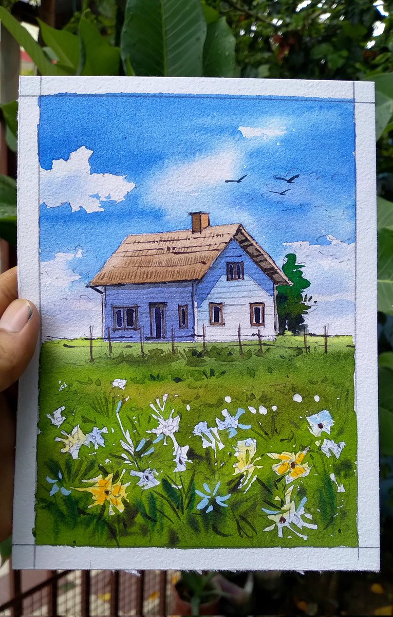 AnshulMilan's tweet image. My #watercolor #painting #artist #anshulmilan