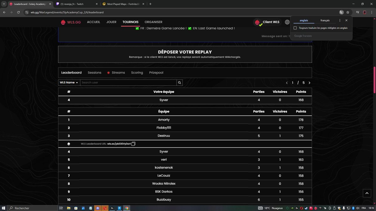 Qual Finale Solary Academy dmg j'ai pas le temps de lancer la last game