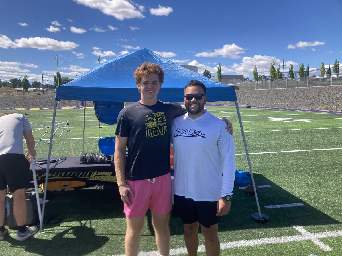 murph_omalley87's tweet photo. Had an amazing time at the Rubio Long Snapping Top 12 Camp in Idaho! Grateful for the coaching, competition, and opportunity to compete with the best. Big thank you to @TheChrisRubio for putting on an elite experience! #RubioTop12 #LongSnapping #GrindSeason #RubioFamily #ToeTheLine