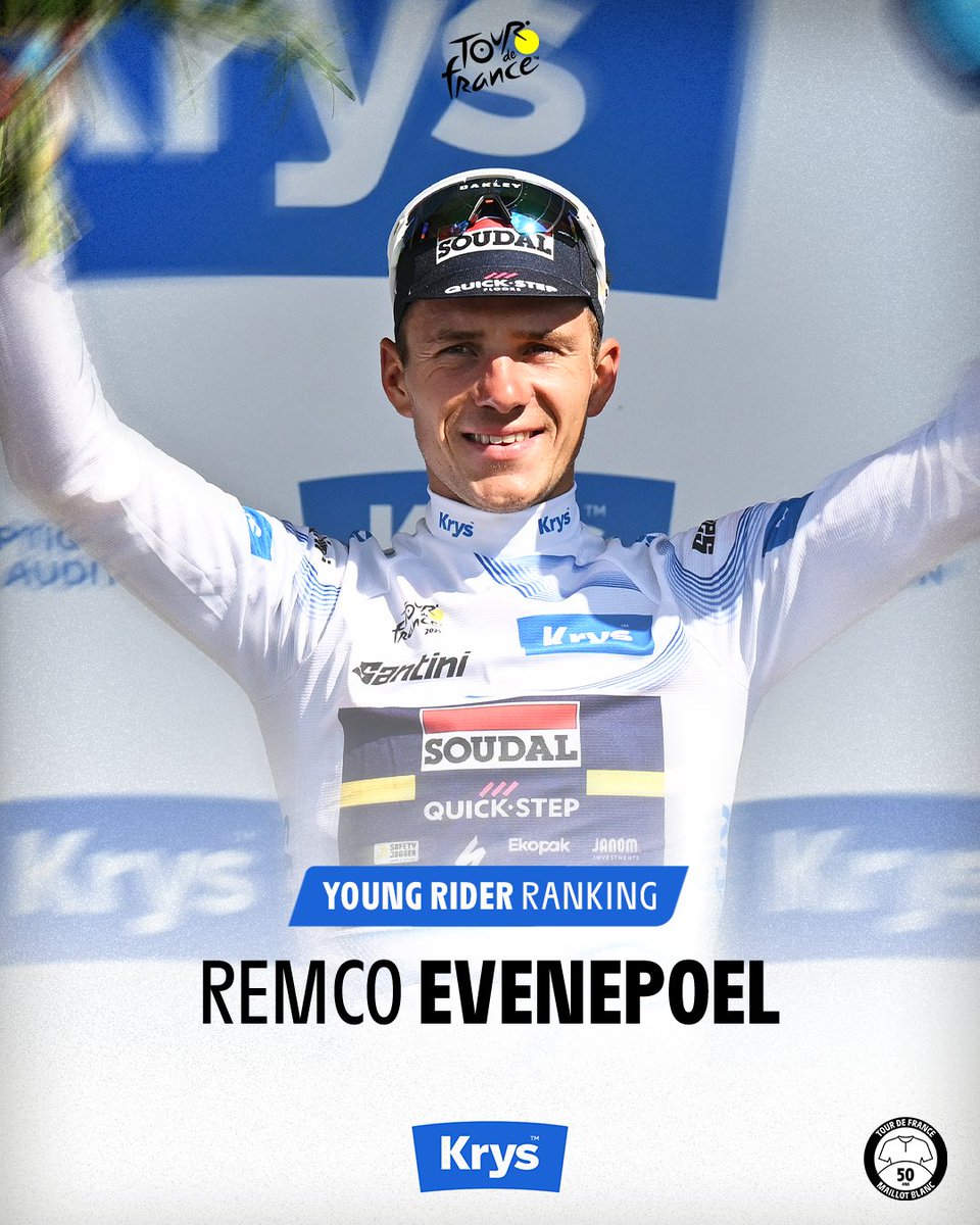 🎽 Jerseys after stage 8️⃣ / Maillots distinctifs après l'étape 8️⃣

💛 <a href="/TamauPogi/">Tadej Pogačar</a> 🇸🇮
💚 Jonathan Milan 🇮🇹
🔴⚪️ <a href="/Tim_Wellens/">Tim Wellens</a> 🇧🇪
👶 <a href="/EvenepoelRemco/">Remco Evenepoel</a> 🇧🇪

#TDF2025
