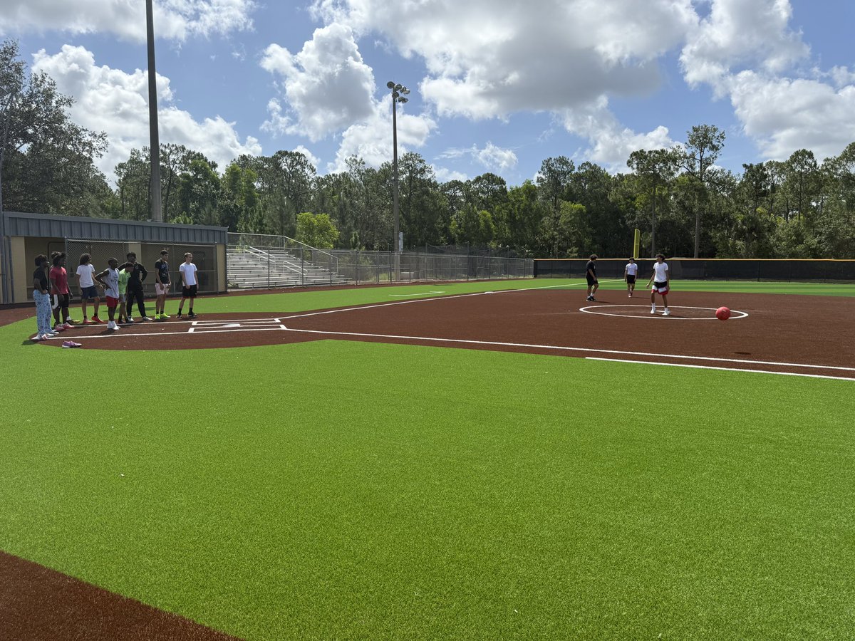 Summer. Pizza. Kickball. Great day!!! #OTFamily