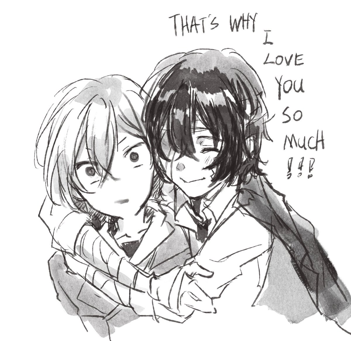 Cly0312's tweet image. Dazai X Chuya 15 years old
#DaChuu #太中