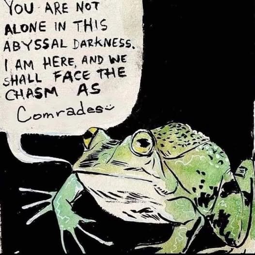 ✊

(art by: Sarah Gordon)