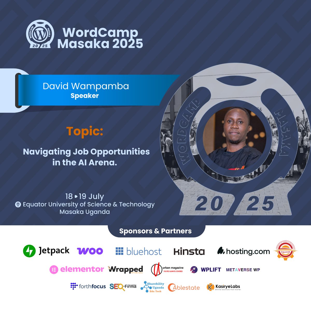 WordCamp Masaka 2025 (@wordpressmasaka) on Twitter photo π₯ Donβt miss David Wampamba <a href="/davidofug/">David Wampamba</a> at WordCamp Masaka 2025 as he dives into "Navigating Job Opportunities in the AI Arena" π€β¨
ποΈ Secure your spot now: masaka.wordcamp.org/tickets
#WordPress #WCMasaka #AIJobs #TechCareers π₯ Donβt miss David Wampamba <a href="/davidofug/">David Wampamba</a> at WordCamp Masaka 2025 as he dives into "Navigating Job Opportunities in the AI Arena" π€β¨
ποΈ Secure your spot now: masaka.wordcamp.org/tickets
#WordPress #WCMasaka #AIJobs #TechCareers