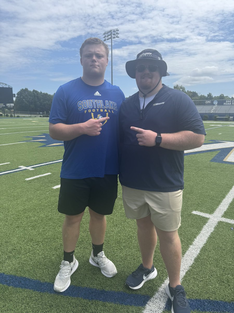 Hunter__Tedder's tweet image. Blessed to receive an offer from Wingate University🐾😤 after a great camp and conversation with @HunterJolly1 #AG2G #WingateFootball #Blessed @coachwiggins23 @FootballSlca @lucalutzel @realfarleyfam @CoachFreeman704 @CoachHughes_13 @BlakeJeff54 @BallCoachHP @TSSpeedAcademy