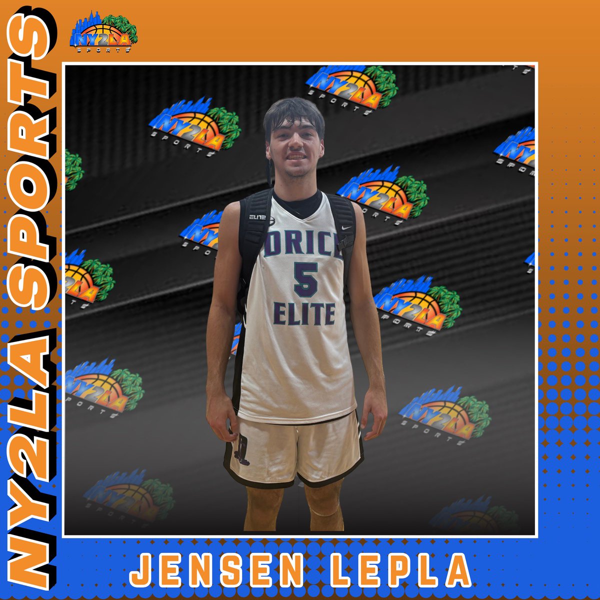 Jensen Lepla came to work! He showed he can score at all 3 levels. Very impressed with his defensive reaction. Two steals, one leading to a wide open rim shaker and another to a poster dunk! He finished the game with 30pts.  
<a href="/ny2lasports/">NY2LA SPORTS</a> <a href="/DRiceElite/">D. Rice</a>