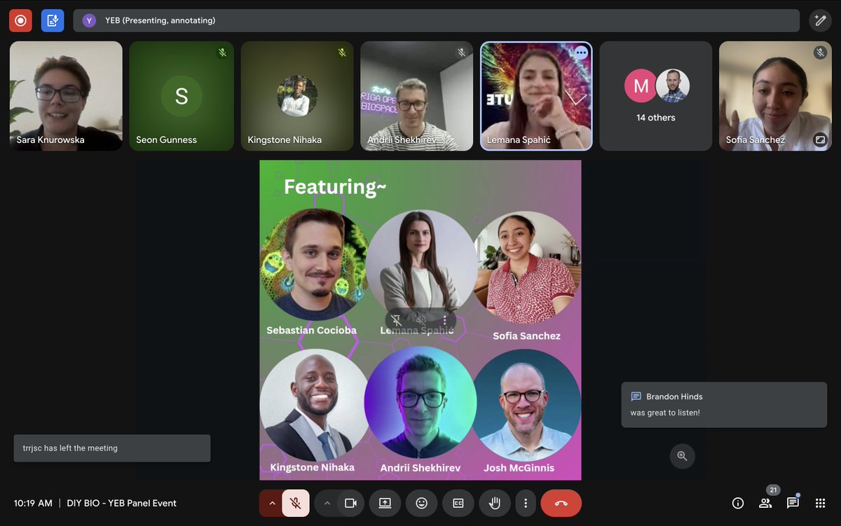 Aaayy came out of the call with more questions!

&gt;what's happened in the last 4-5 years of DAOs?
&gt;how do we establish ethical guardrails without institutions? h/t <a href="/SynBio1/">Jake Wintermute 🧬/acc</a> 
&gt;what changed so that <a href="/Jiankui_He/">Jiankui He</a> went from criminal to influencer?
&gt;where does consumer pull (eg. glp1s)