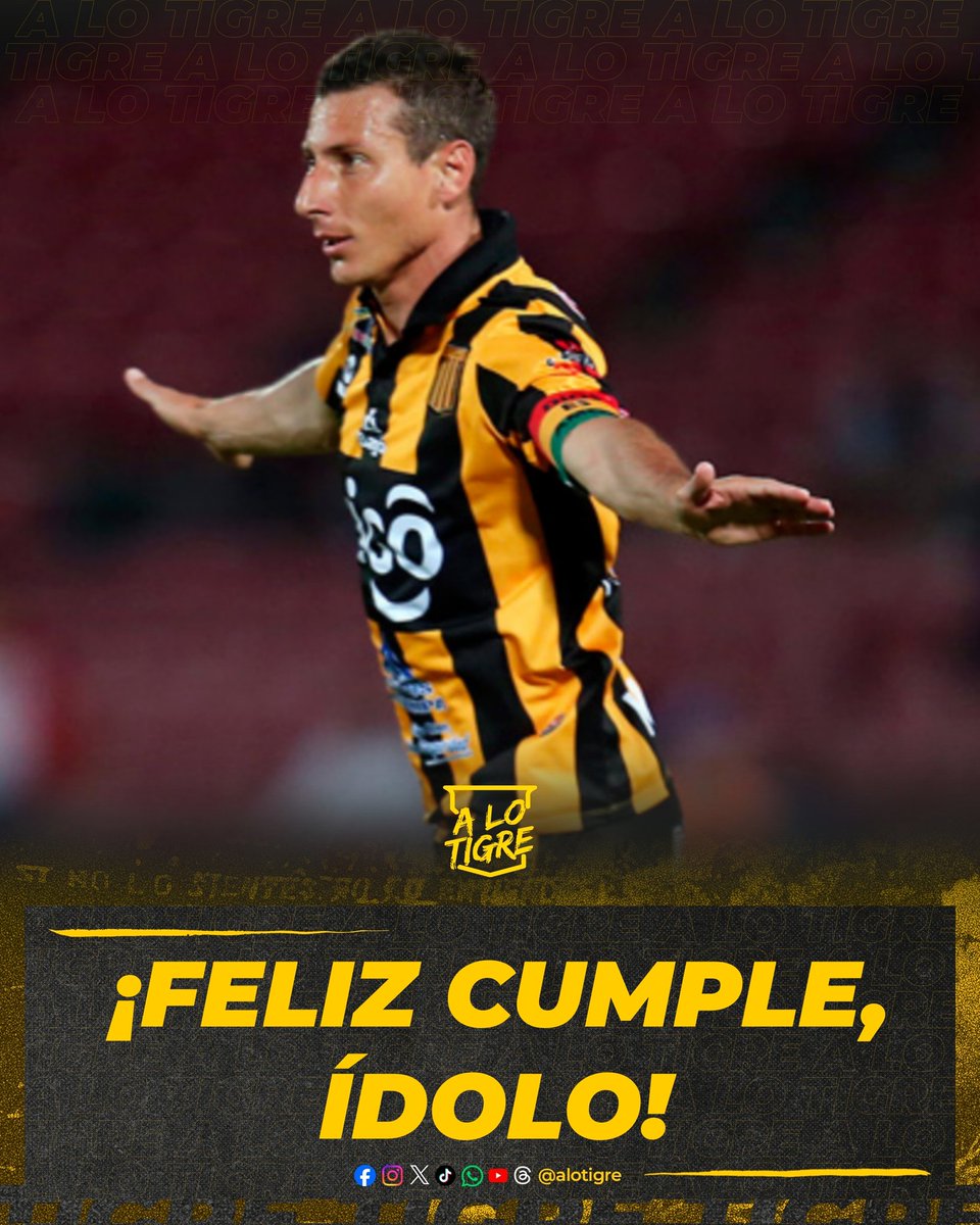 🐯🎂🎉🥳 <a href="/Pescobar10/">Pablo Escobar</a>, uno de los más grandes exponentes del stronguismo en la cancha, está de cumpleaños.

💛🖤 Es nuestro gran deseo que siga consechando éxitos y que la vida nos vuelva a reunir bajo el oro y negro.

¡FELIZ CUMPLE, ETERNO CAPITÁN!

#ALoTigre