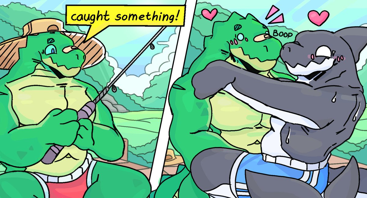 gator fishing himself a free boyfriend