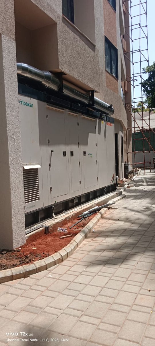 maxpowerservice's tweet image. ✅ Successful Commissioning Alert!

We are glad to announce the successful commissioning of a 500kVA Kirloskar CPCB IV+ Diesel Generator Set at RA Puram, Chennai.
Thank you to our valued customer for their trust in Max Power Services.

#PoweringProgress
#KirloskarGenerators