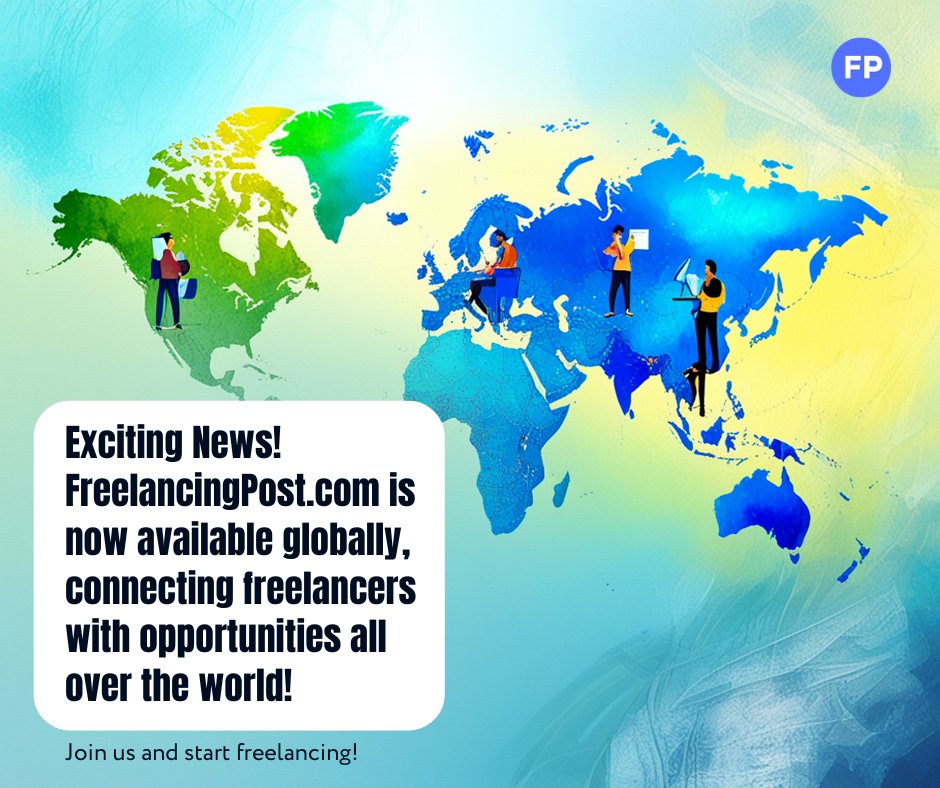 PostFreelancing's tweet image. 🌍 Exciting News for Clients &amp;amp; Businesses!

FreelancingPost.com is now available globally, helping you connect with top freelance talent from around the world 🌎💼

🔗 Register now → freelancingpost.com/sign-up/

#FreelancingPost #GlobalFreelancers #RemoteHiring #Freelancer