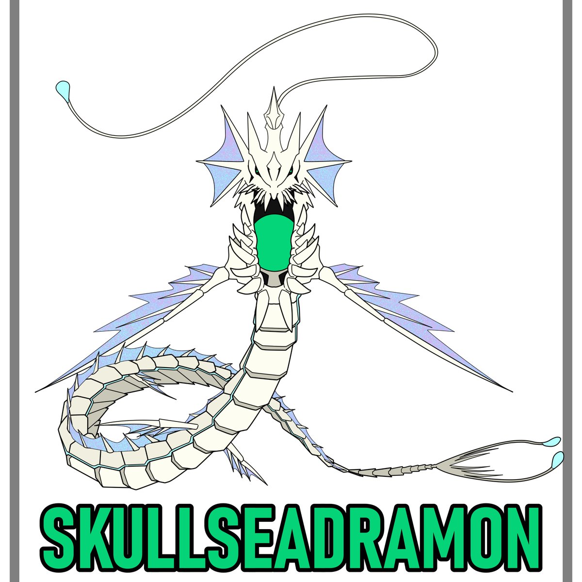 TasisHomeos's tweet image. SKULLSEADRAMON
スカルシードラモン
--------------------------------------
#Digimon #SkullSeadramon #TimeStrangers #Seadramon