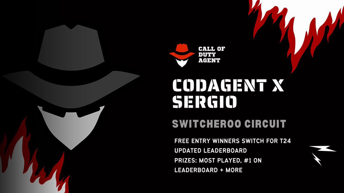 ⚔️4v4 BO6 VARIANT DUO SWITCHEROO⚔️

📊CODAGENT x SERGIO CIRCUIT #16
📆SATURDAY @ 7PM EST
💰$14 ENTRY ($20 WHEN SPINS START)
✅RT FOR A CHANCE @ FREE ENTRY

🚨DM or COMMENT FOR SIGNUP