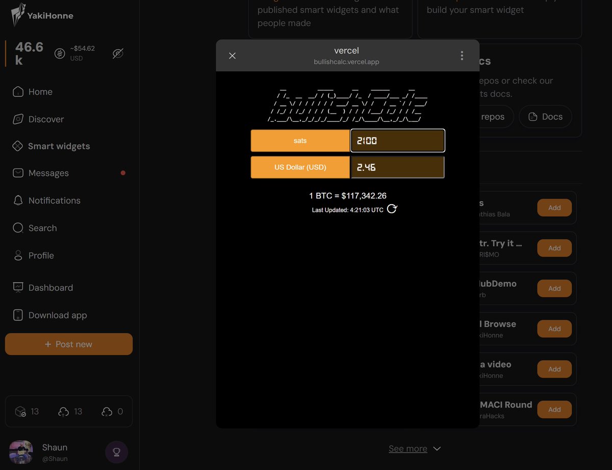 ShaunTime's tweet photo. 🚀 Building the future of programmable agents on Nostr?

The @YakiHonne  Agentic Mini App Hackathon is live.
✅ 20+ projects
✅ 40+ developers
✅ $10,000 prize pool

Create, deploy, and scale AI-native mini apps using smart widget infrastructure.
Registration is open 👇👇 @DoraHacks 

https://t.co/H9bOJfGDE0

#Nostr #Bitcoin #AI #Hackathon #SmartAgents