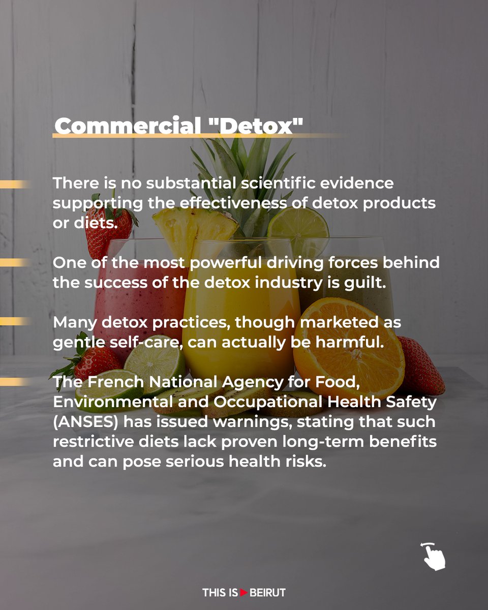 ThisIsBeirut_'s tweet image. Green juices, intermittent #fasting, and “#cleansing” supplements… #detox programs have become central to modern wellness culture.

But do they truly “#cleanse” the body, or are they simply part of a well-marketed trend?

Read the full article by @belibrahim on our website via